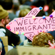 Homemade signs at the San Francisco airport